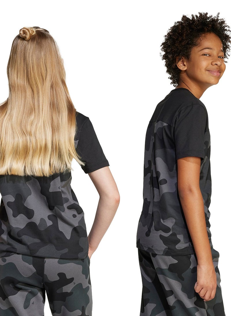 Adidas Youth Seasonal Essential Camo T-Shirt - Image 2